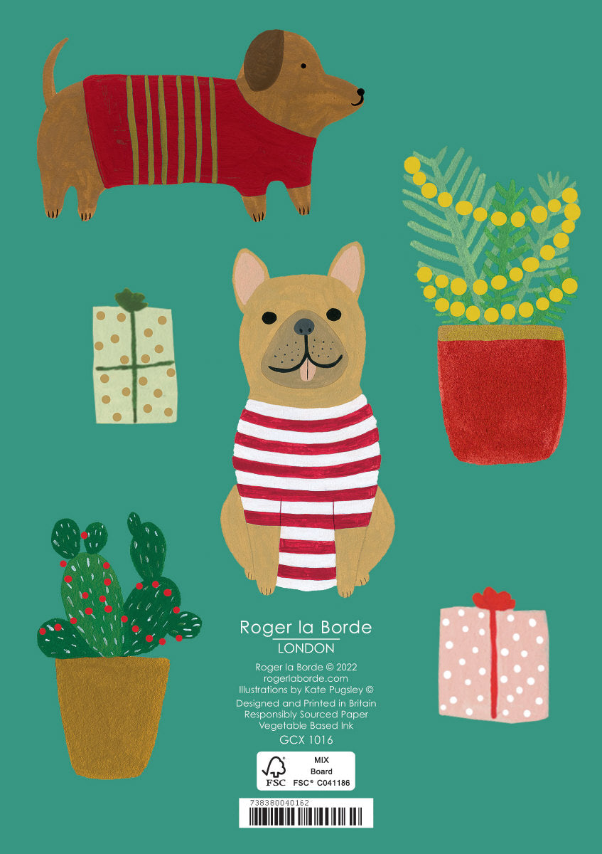 Chou Chou Chien Standard Christmas Card single - 2