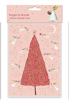 Celestial Tree Advent Calendar Greeting Card