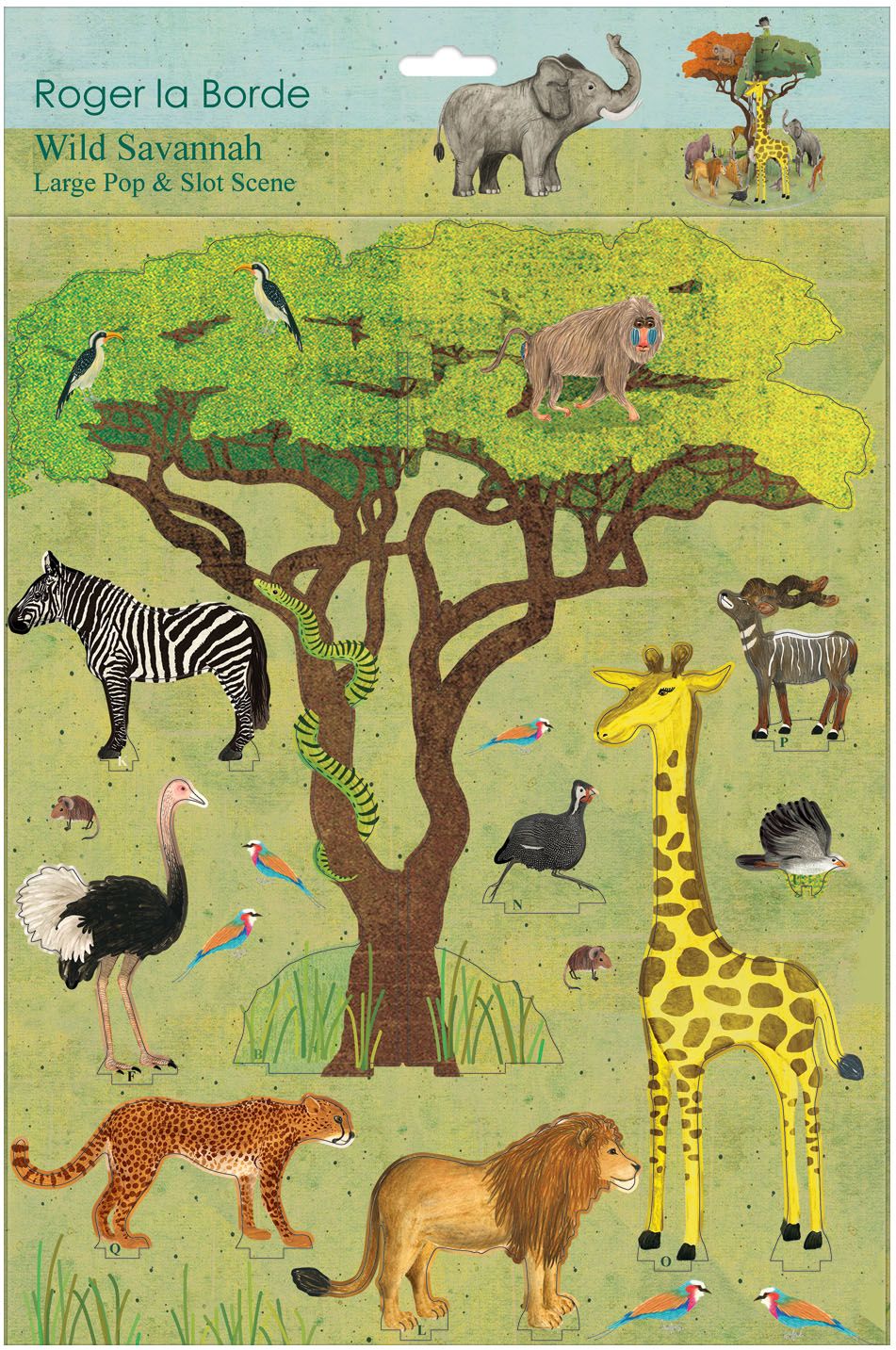Wild Savannah Pop & Slot Activity Set - 2