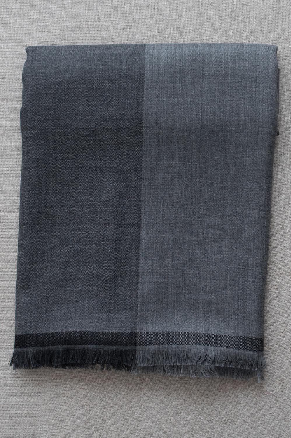 Sjalpläd Classic XL Check Svartgrå - 2