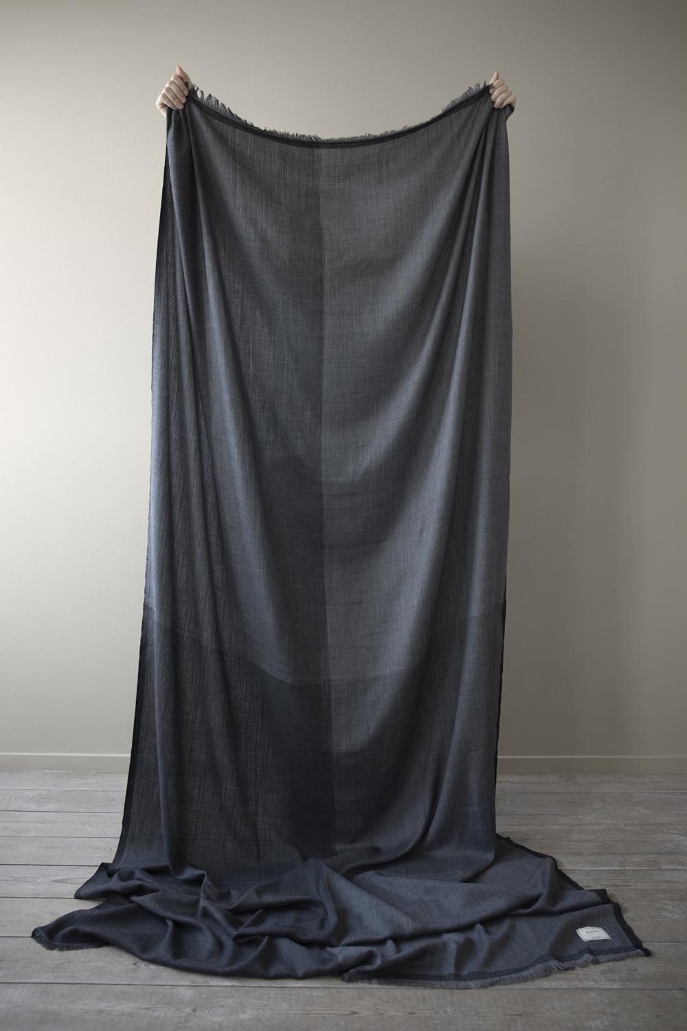 Sjalpläd Classic XL Check Svartgrå