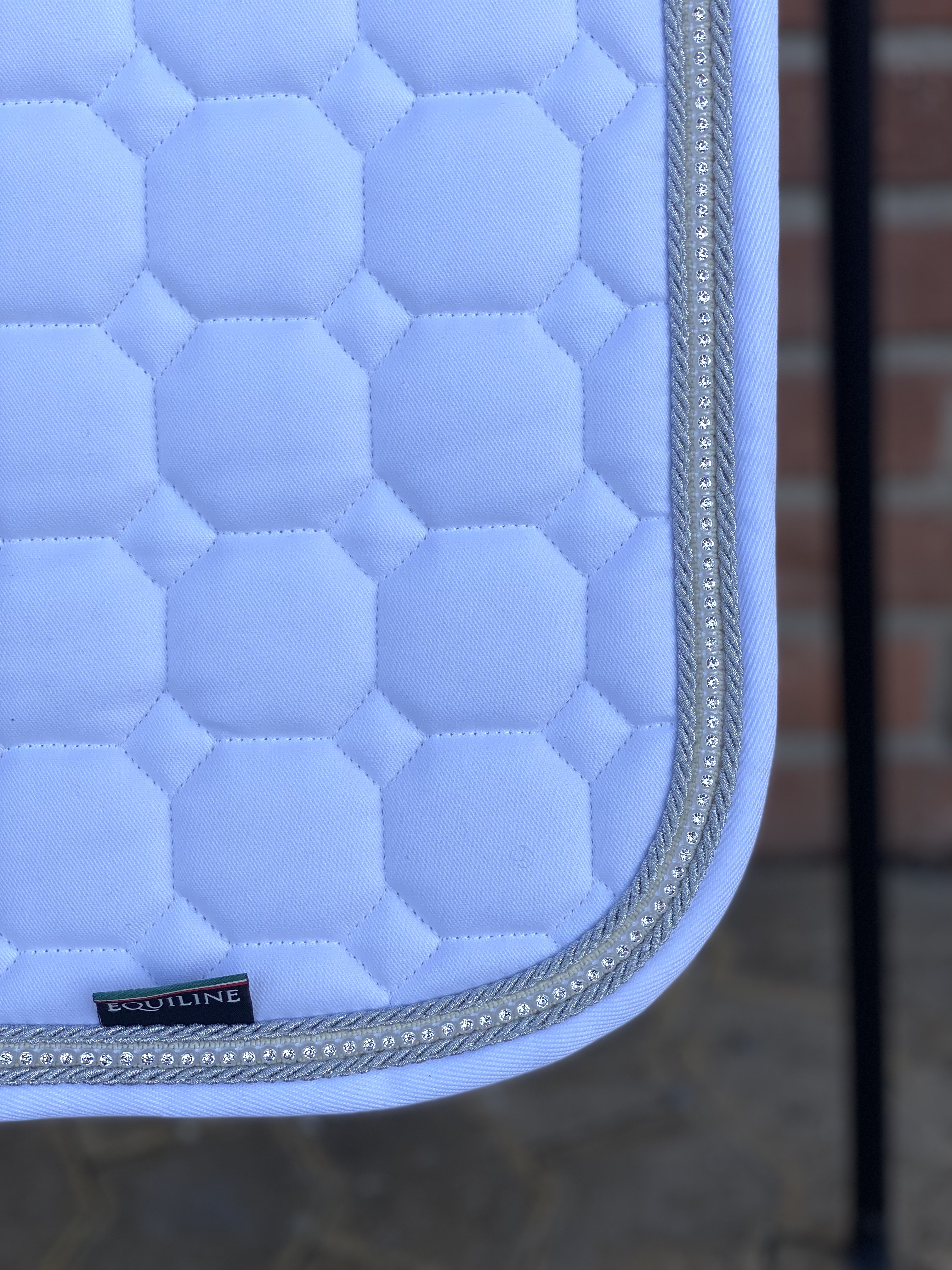 Equiline Octagon bling, 2 flätor - 2