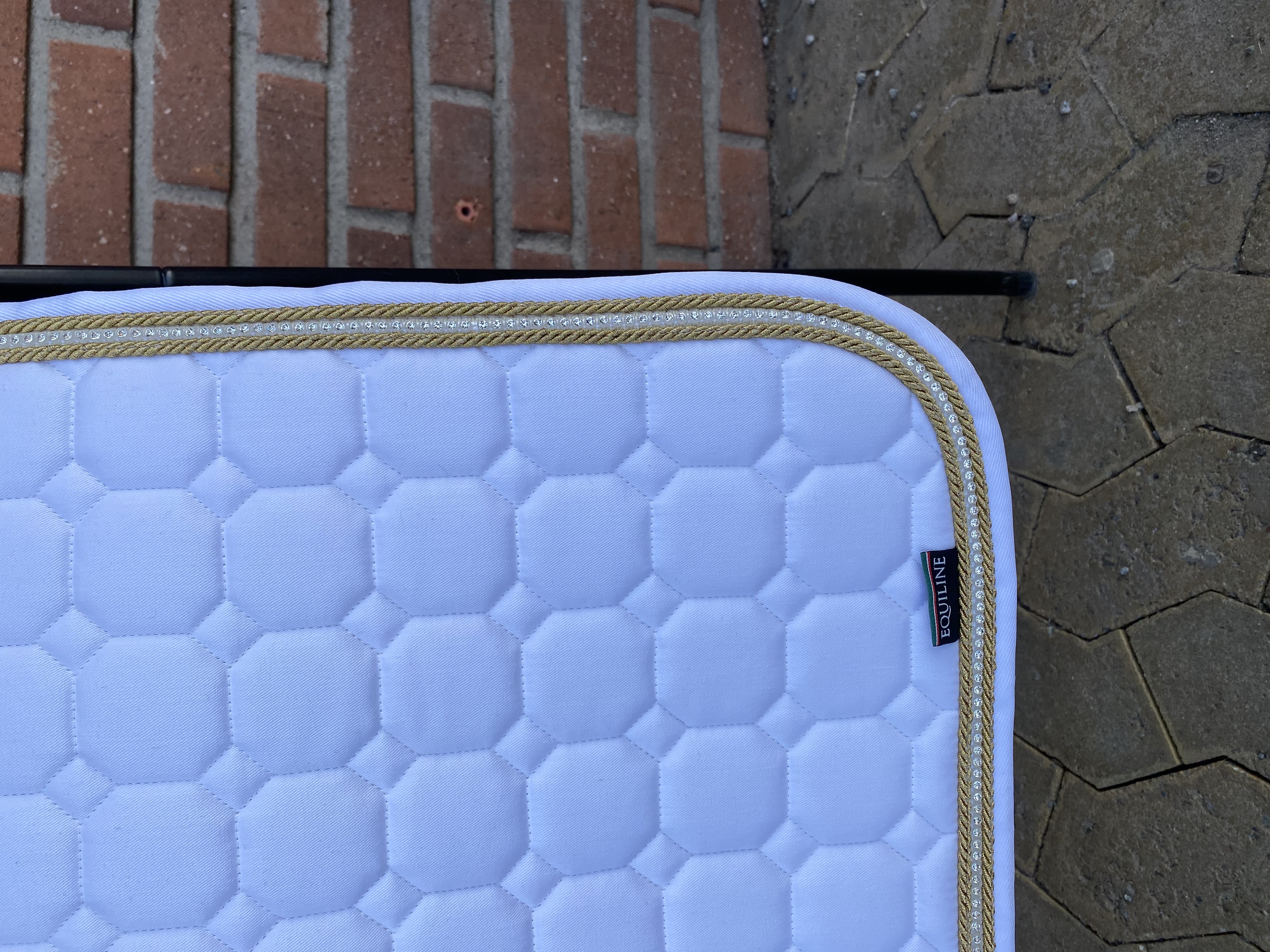 Equiline Octagon bling, 2 flätor - 2
