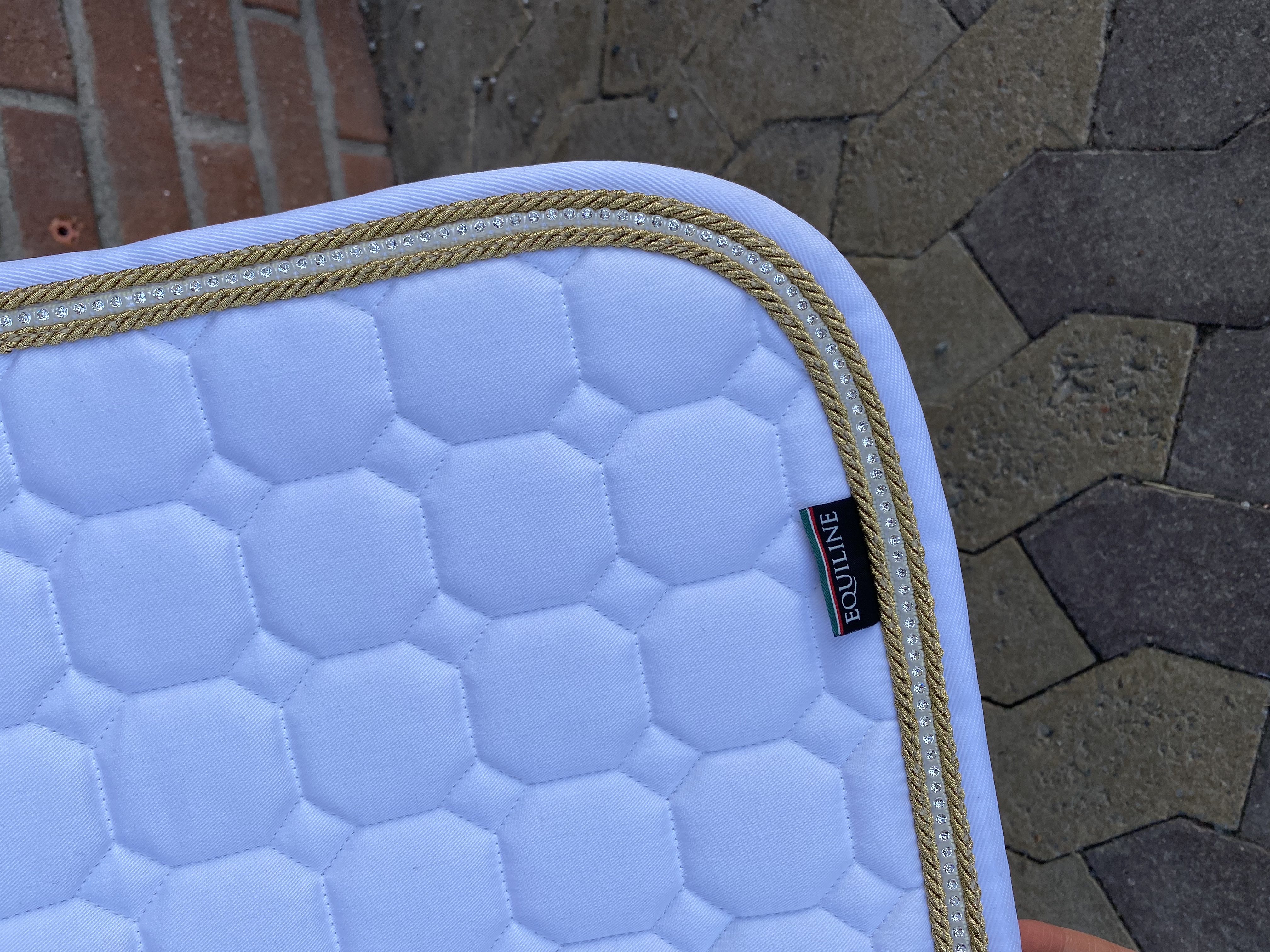 Equiline Octagon bling, 2 flätor - 3
