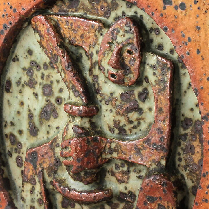 Rolf Palm (1976) Limited Wall Plaque with Potter Motif 15 cm