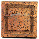 ロルフ・パルム 数量限定品！陶芸人の陶板  15cm 1976年