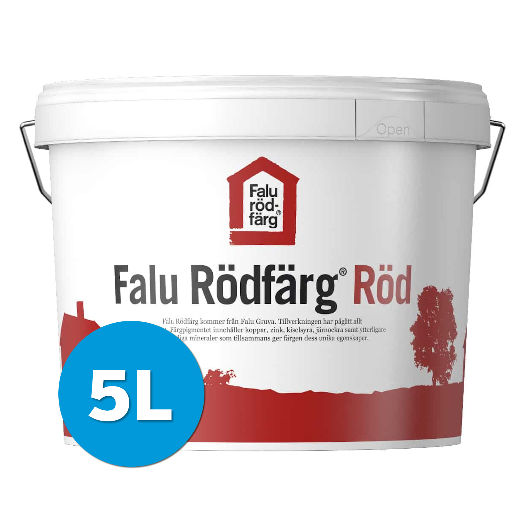 Falu Rödfärg Original Röd 5L