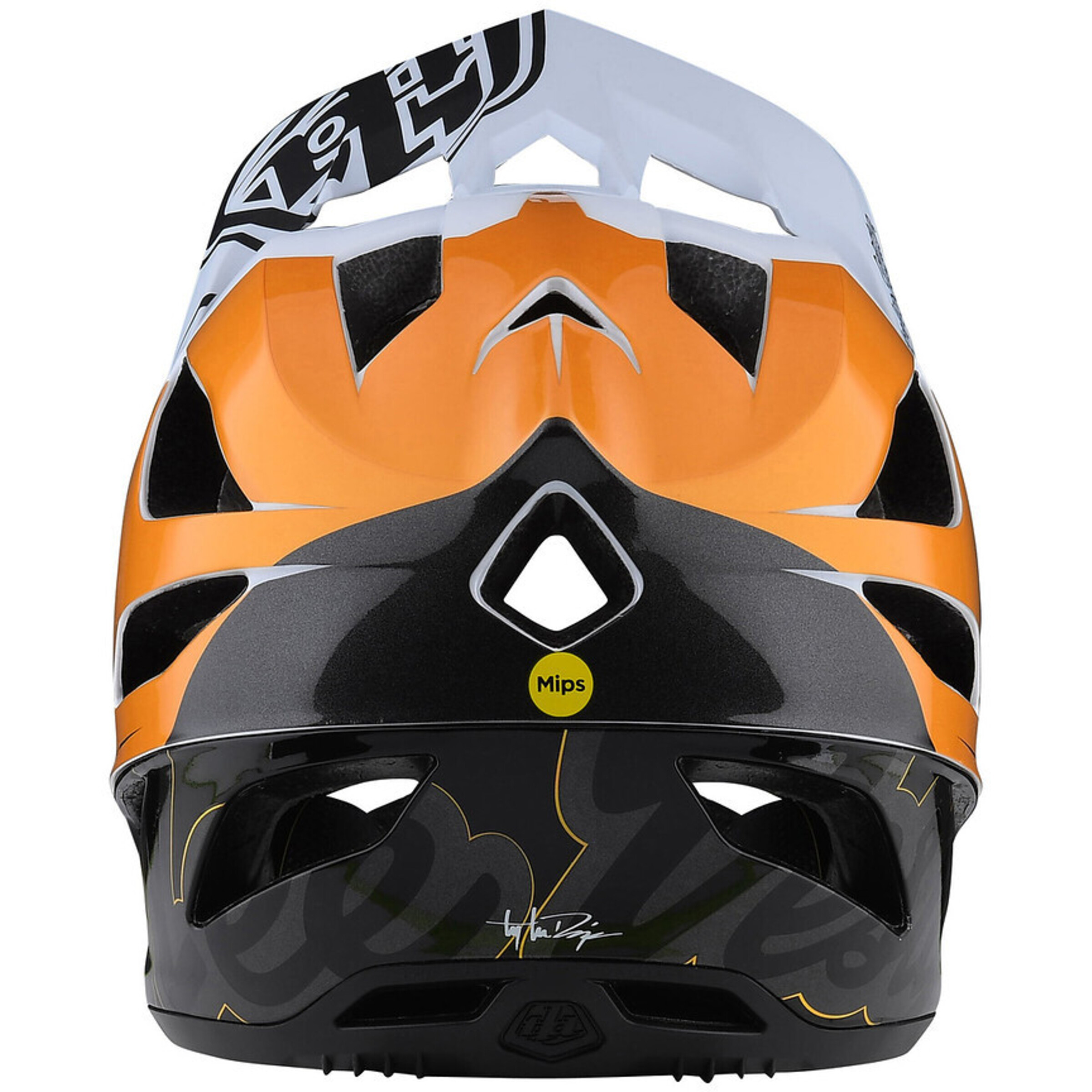 TROY LEE DESIGNS STAGE HELMET (MIPS) vit/orange - 2