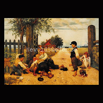 Grindslanten - August Malmström - Vykort A5