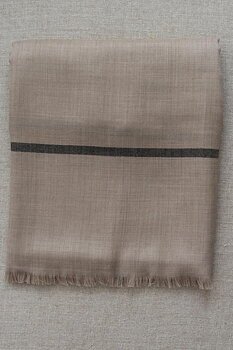 Sjalpläd Classic XL Natur/Svart