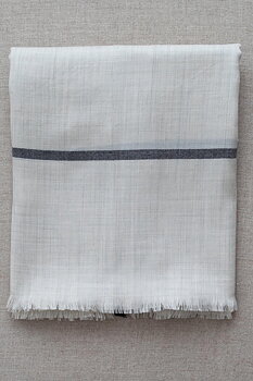 Sjalpläd Classic XL Fajansvit/Svart
