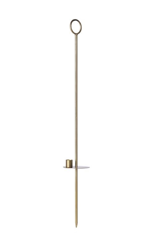 Hängande Ljusstake - Ljusampel - Hängljusstake - Mässing - 70 cm  - 5