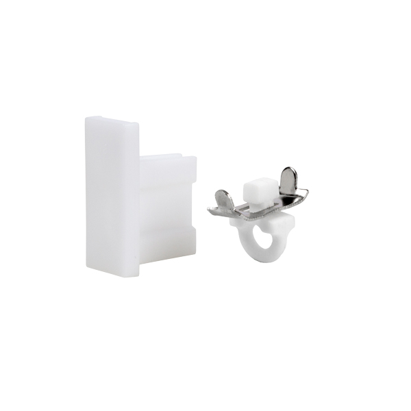 Elite Stopp & Ändkåpa Vit 2-pack