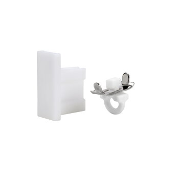 Elite Stopp & Ändkåpa Vit 2-pack