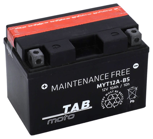 TAB YT12A-BS/MYT12A-BS 12V 10Ah 120A