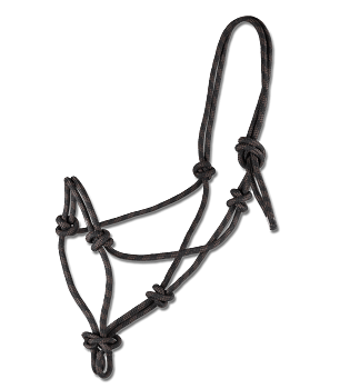 Waldhausen Rope Halter - Black/Brown 