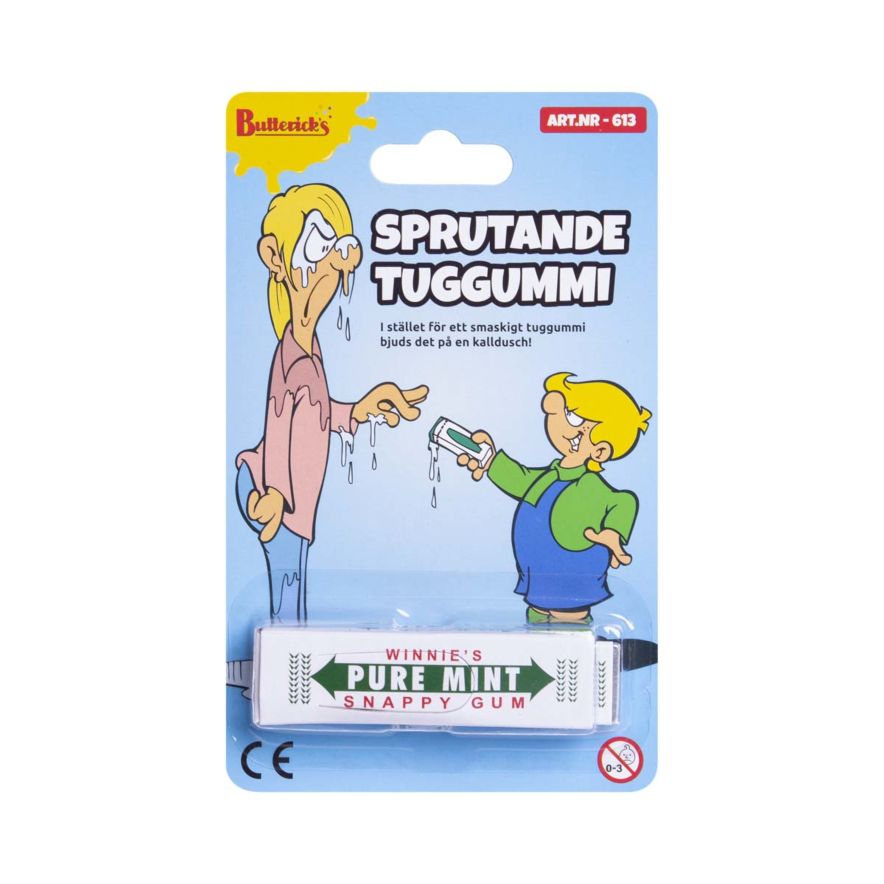 Buttericks Sprutande tuggummi