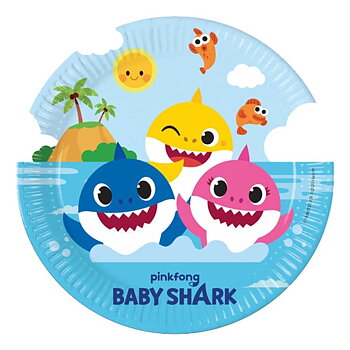 Buttericks Tallrikar, Baby Shark 8 st