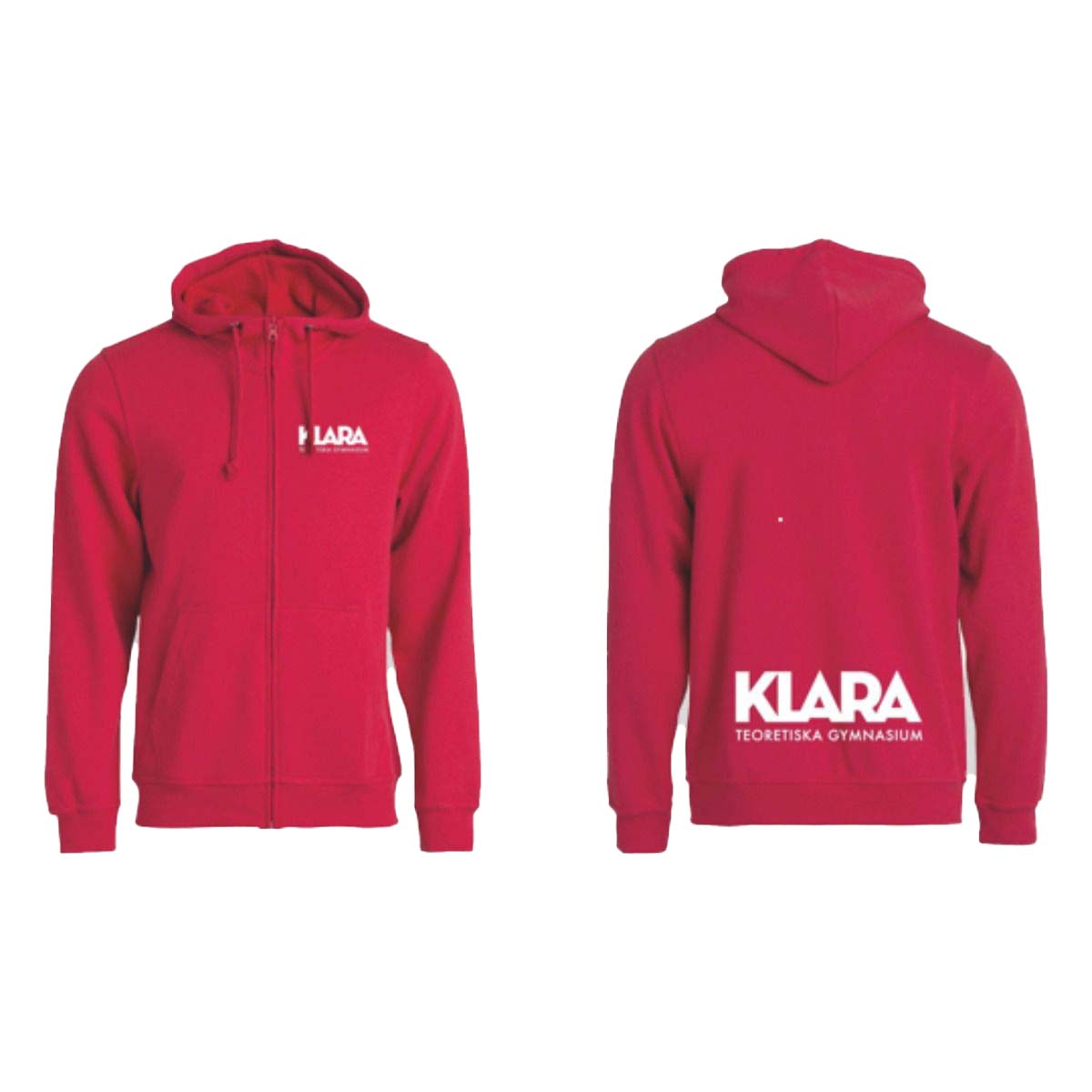 Zip hoodtröja Unisex