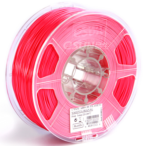 eSun ABS+ Filament (1.75mm, 1Kg) - Magenta