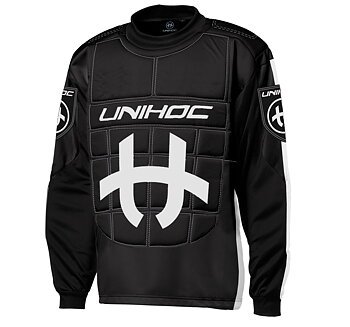 Unihoc Shield Goalie Jersey black/white
