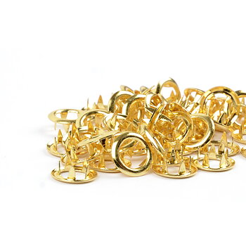 TRYCKKNAPPAR - GOLD