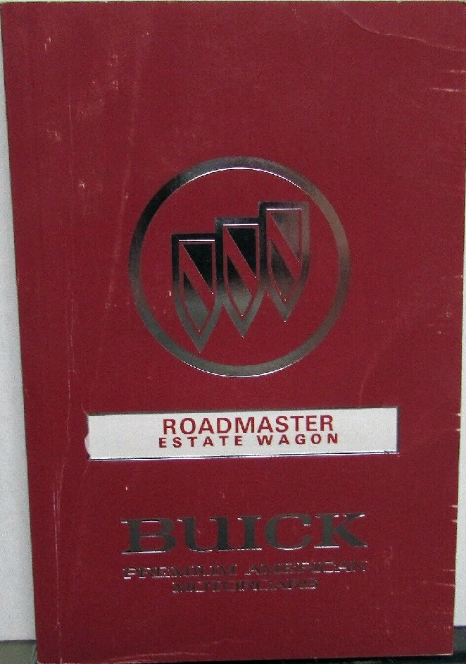 1991 Buick Roadmaster Estate Wagon Owners Manual