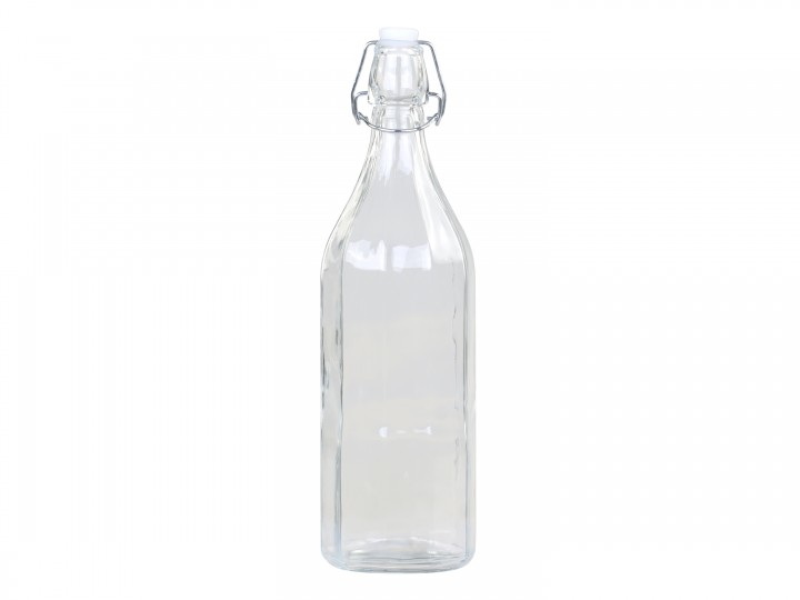 Glasflaska med patentlock