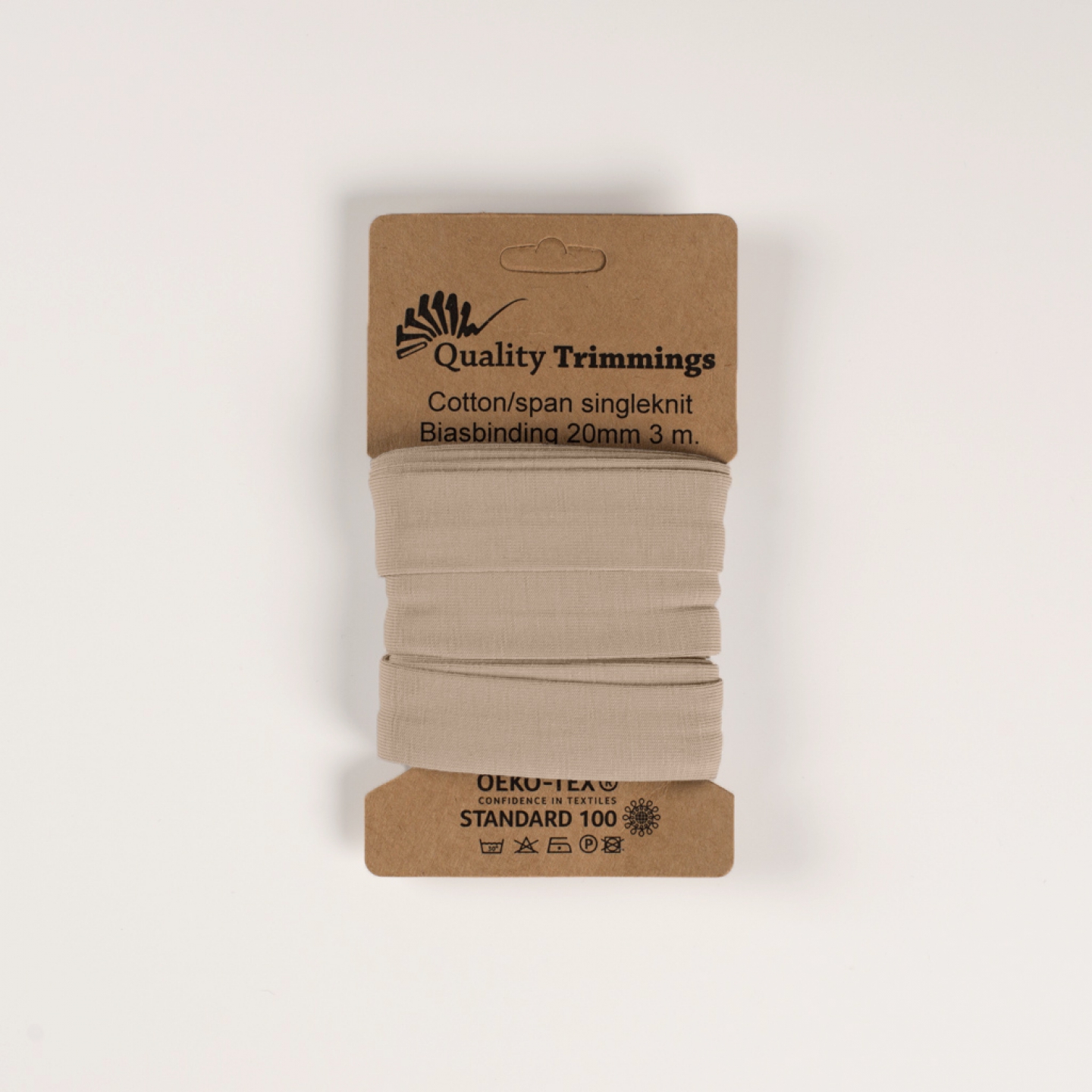BIAS TAPE - PALE TAUPE