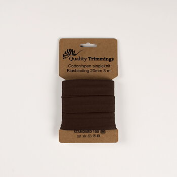 BIAS TAPE -  DARK BROWN