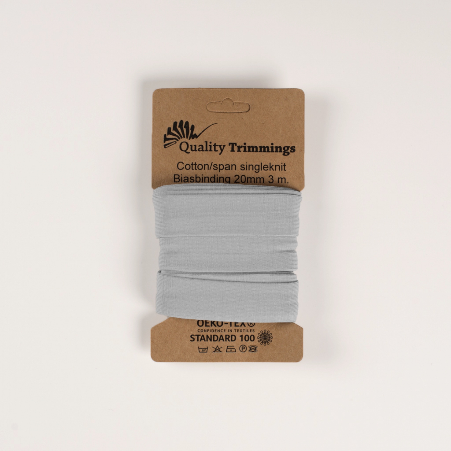 BIAS TAPE -  LIGHT GRAY
