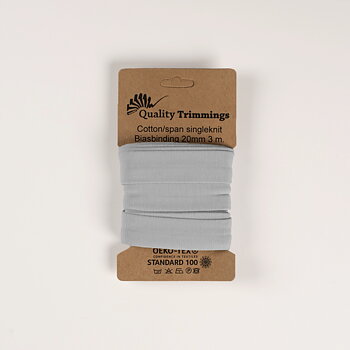 BIAS TAPE -  LIGHT GRAY