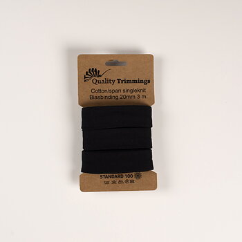 BIAS TAPE -  BLACK