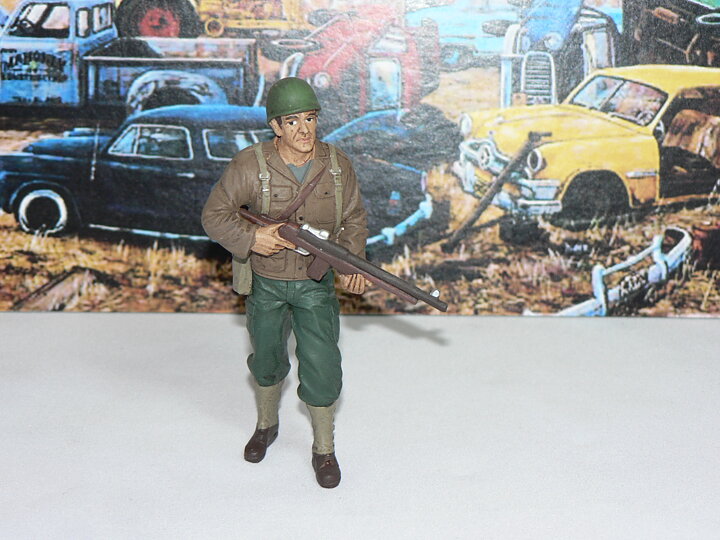 Figur USA Soldier 2    1:18  American Diorama