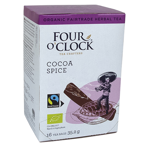 Cocoa Spice te, 16p, Four O'Clock