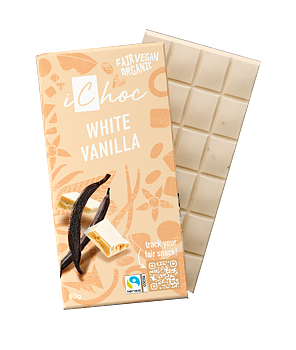 Rischoklad White Vanilla 80g, iChoc