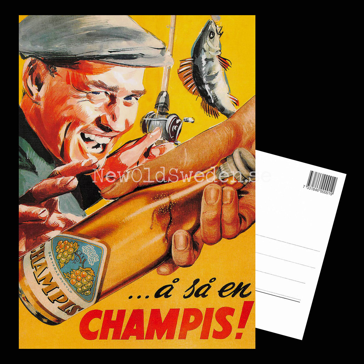 CHAMPIS Fiske - Vykort A5 - 3