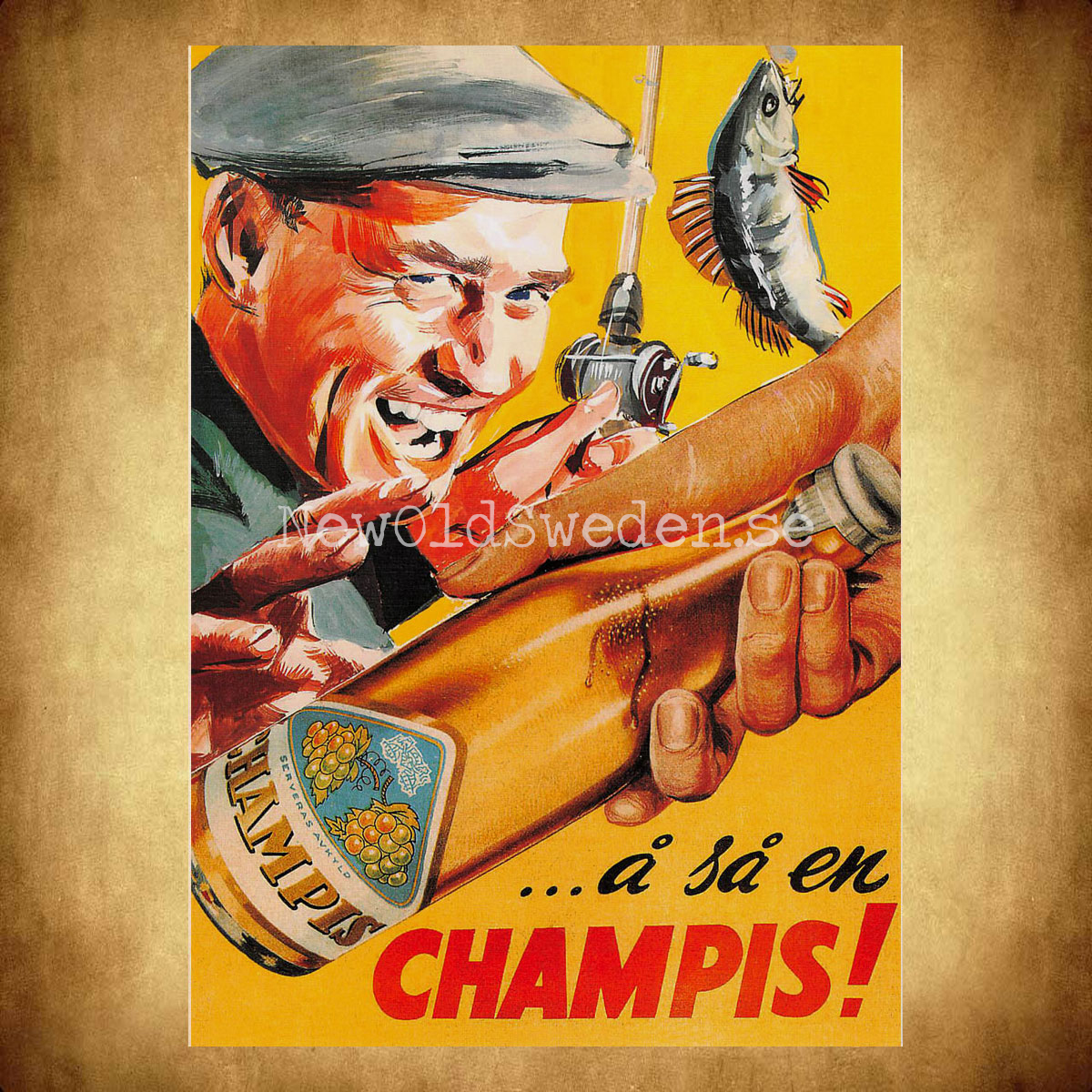 CHAMPIS Fiske - Vykort A5 - 2