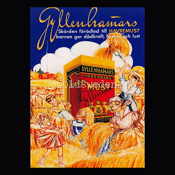 GYLLENHAMARS HAVRE-MUST Maj-Lindman-Jan - Vykort A5