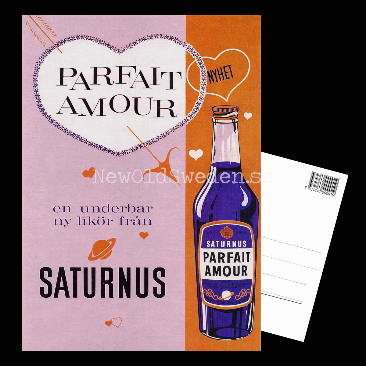 Saturnus Parfait Amour - Vykort A5 - 3