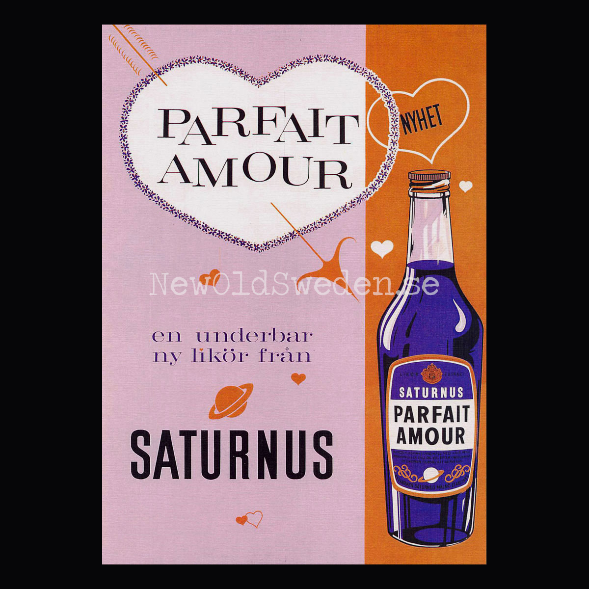 Saturnus Parfait Amour - Vykort A5