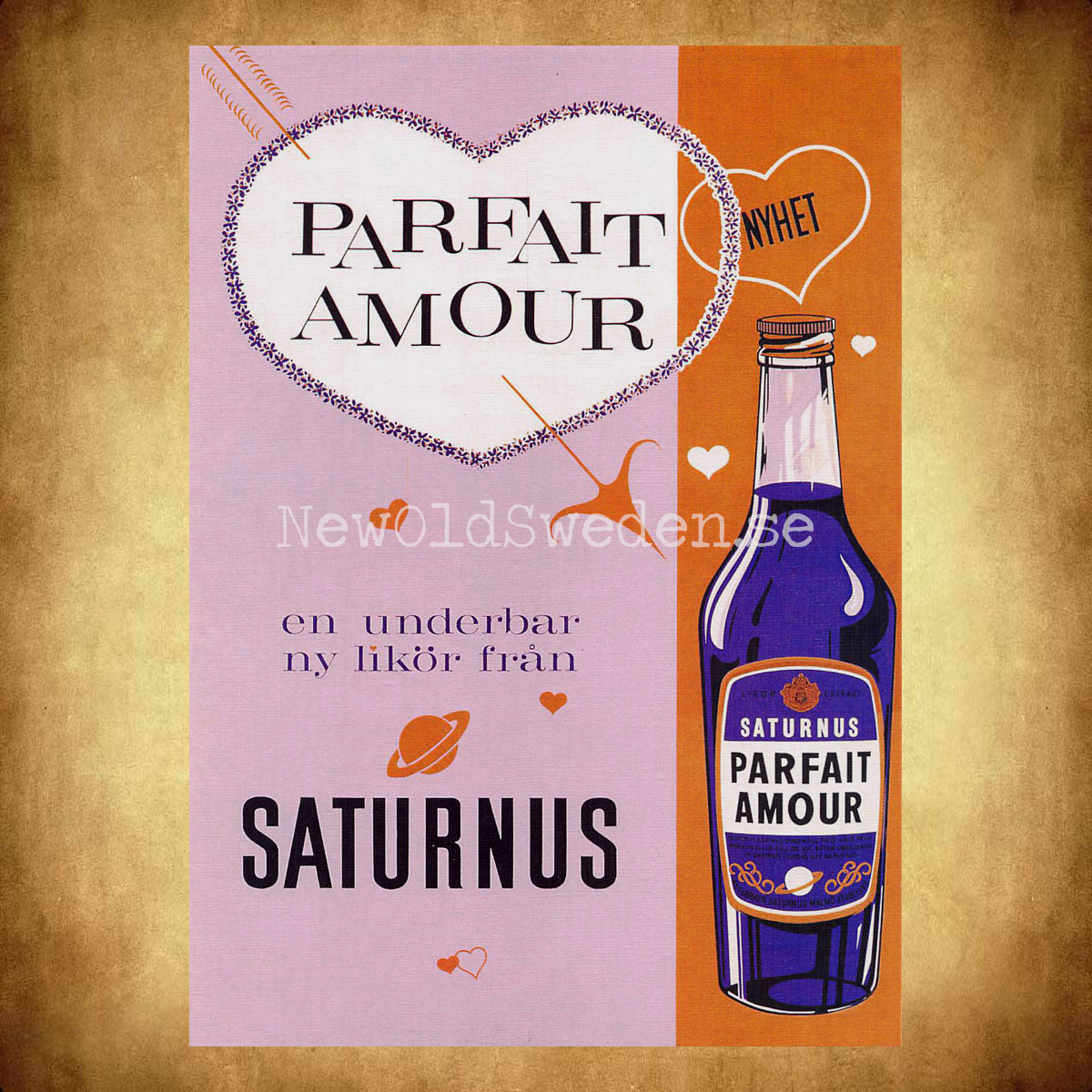 Saturnus Parfait Amour - Vykort A5 - 2