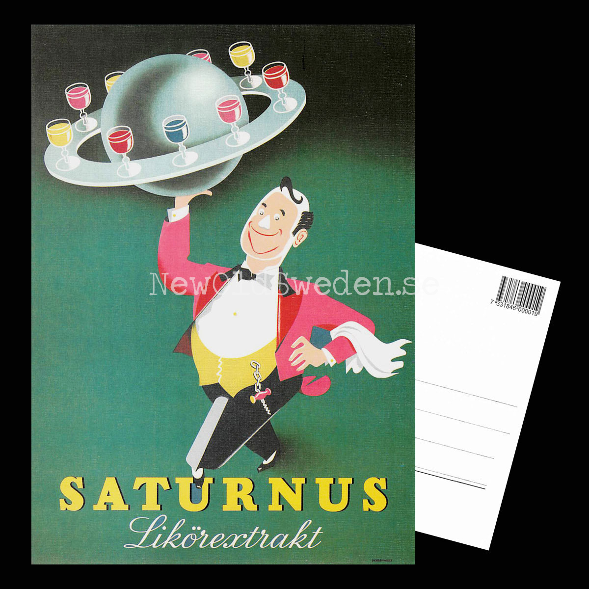 Saturnus Likörextrakt - Vykort A5 - 3