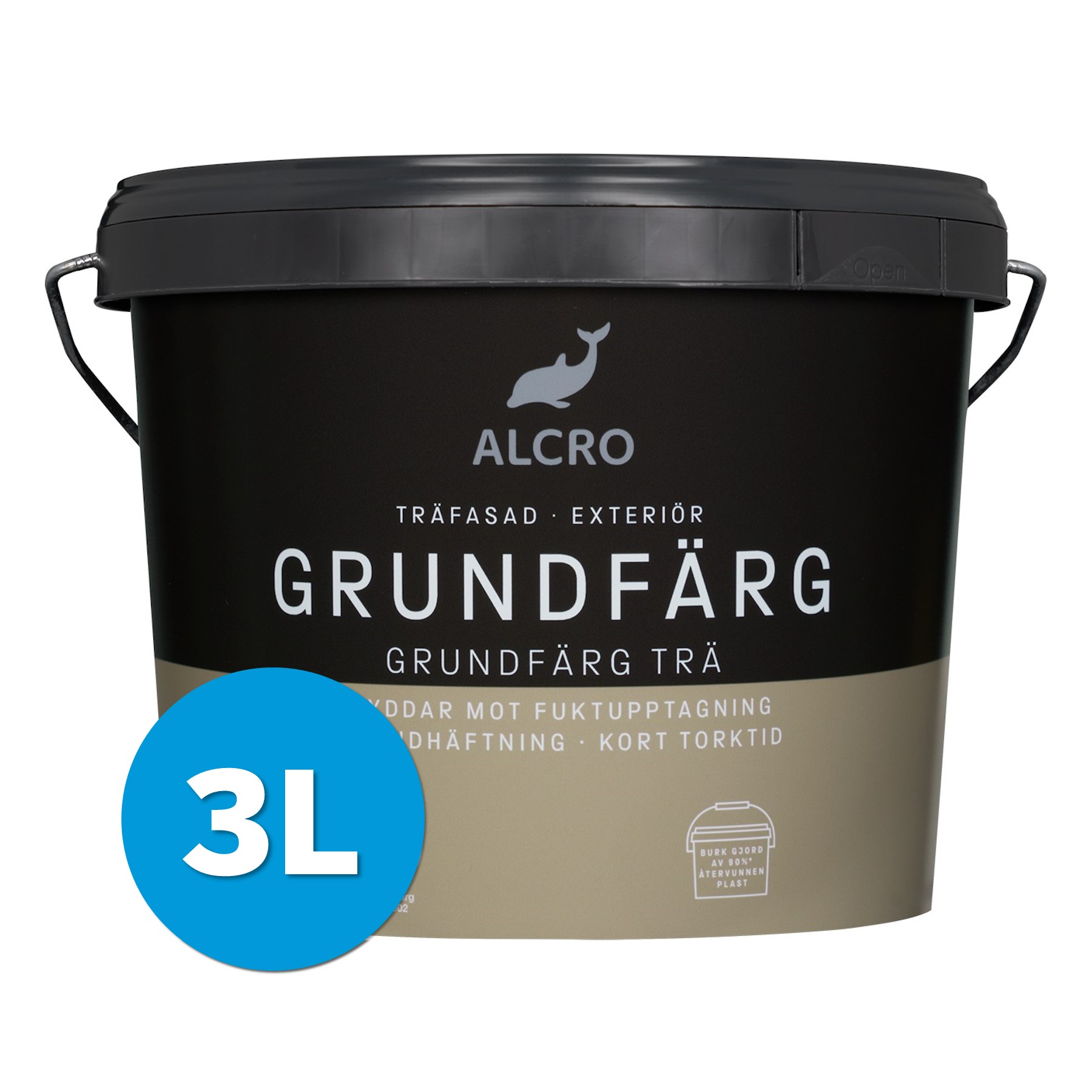 Grundfärg Trä Vit 3L