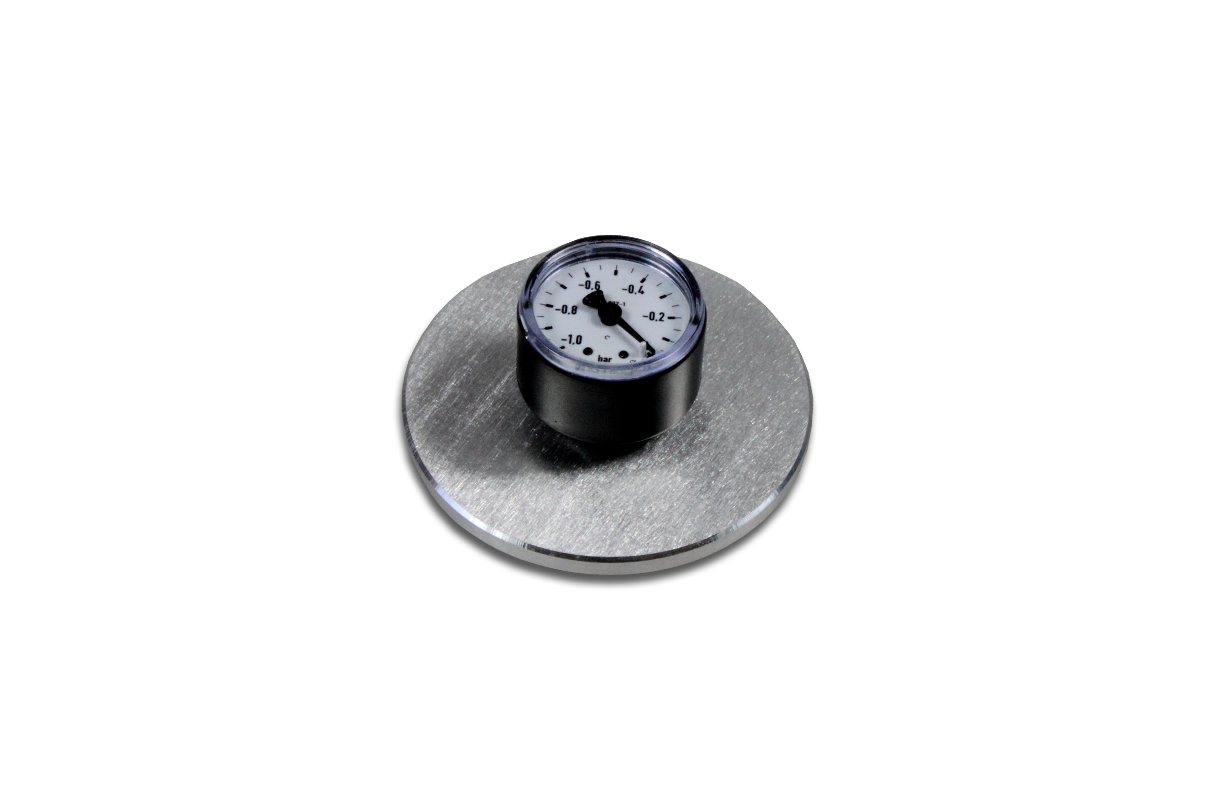 Täckbricka 90 mm med manometer