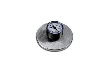 Täckbricka 90 mm med manometer