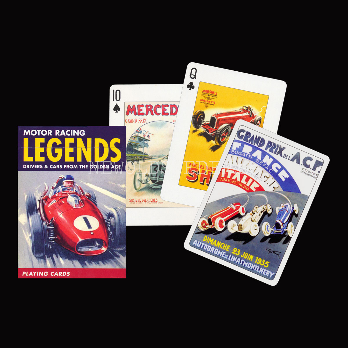 MOTOR RACING LEGENDS Collectors' Cards Kortlek PIATNIK