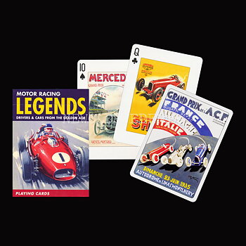 MOTOR RACING LEGENDS Collectors' Cards Kortlek PIATNIK