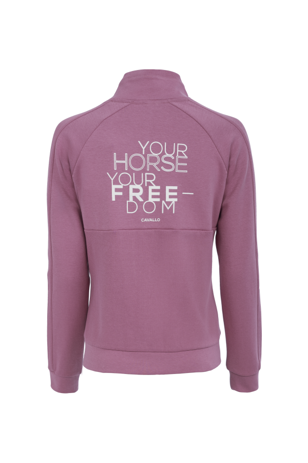 Sweater Cavallo Deyna raspberry back