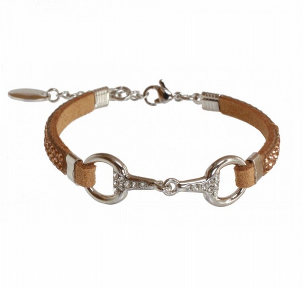 Armband Equinema silver beige